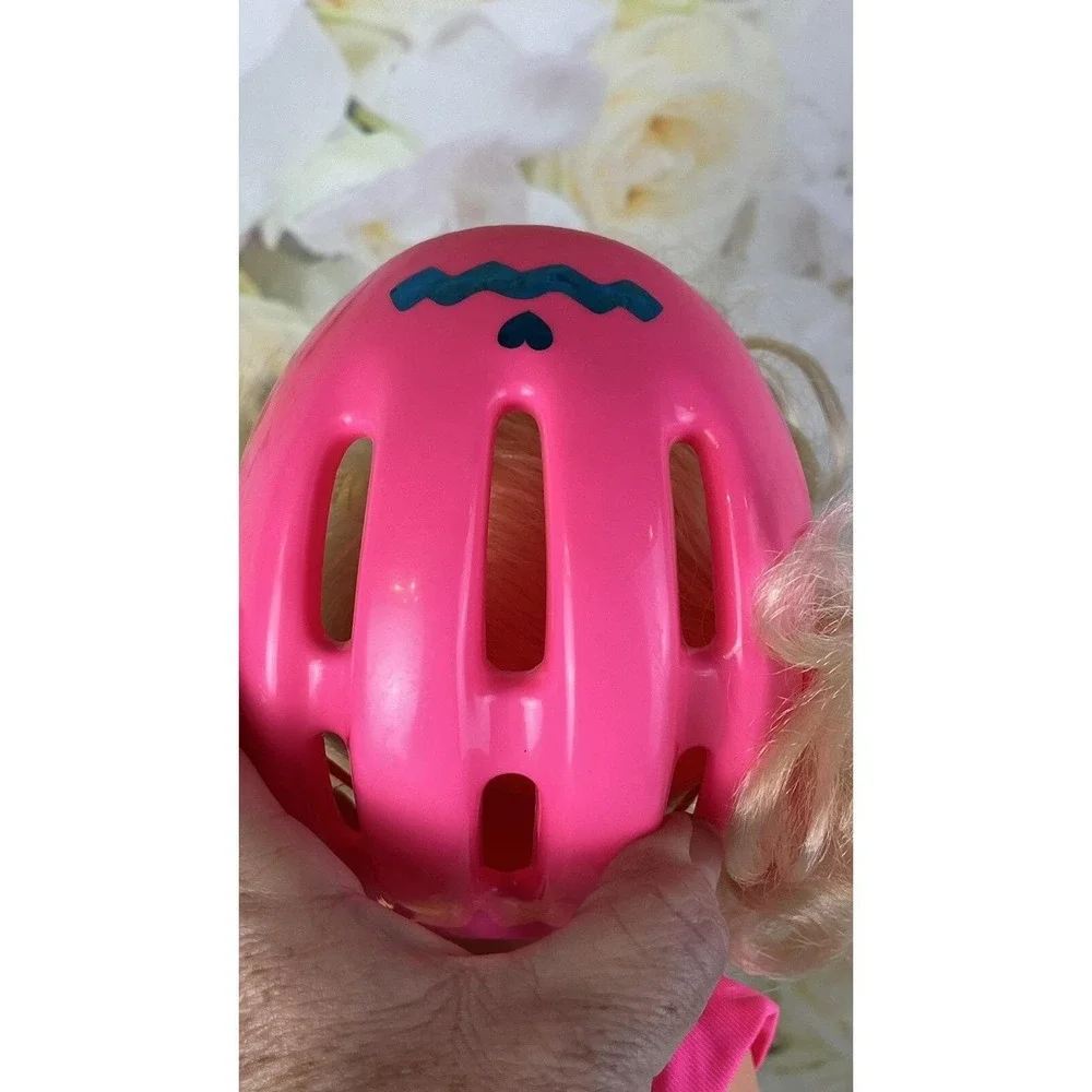 California Roller Baby Rollerblade Doll Skates Helmet Earrings 1996 Tyco Vtg